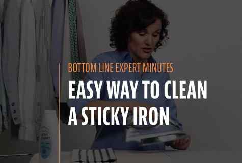 How to remove burn marks from the iron