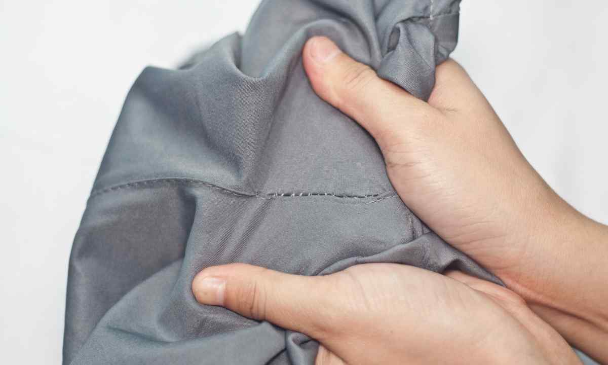How to sew up hole