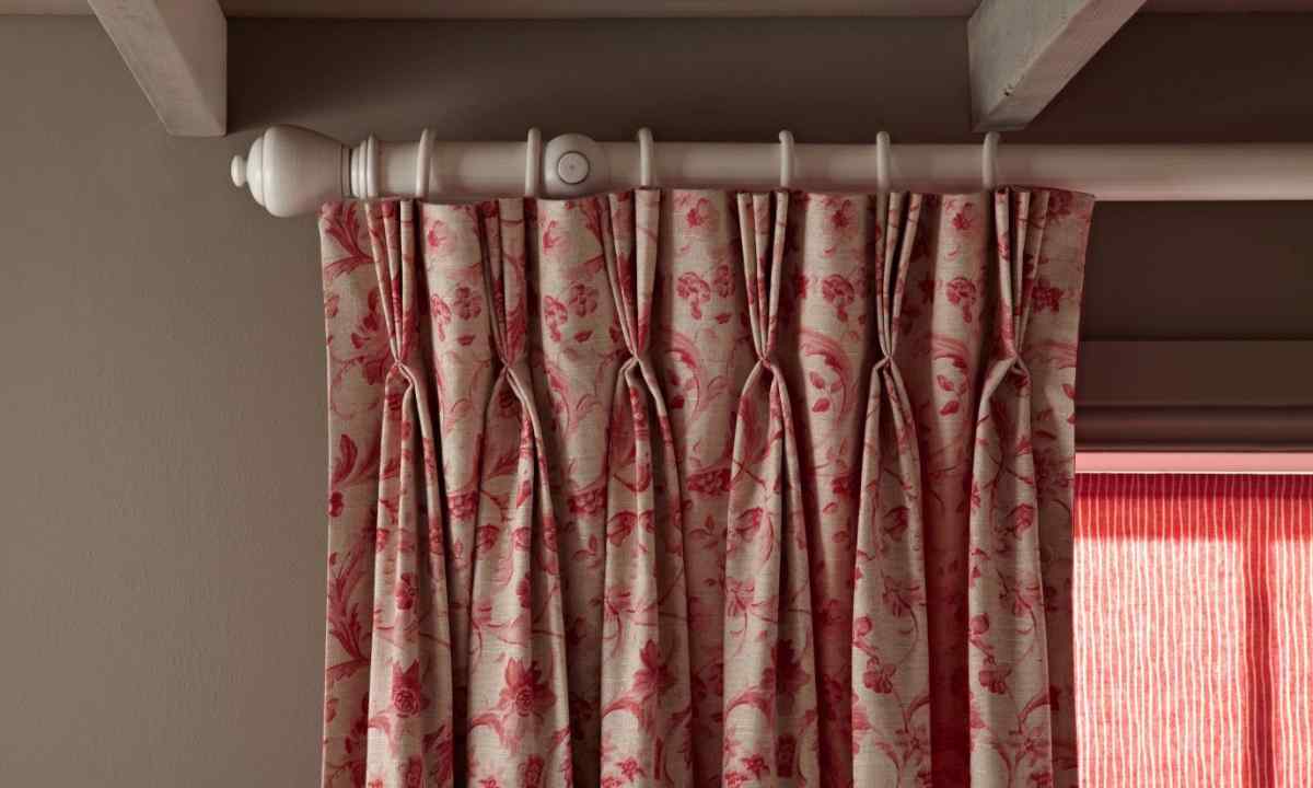 How to make cotton curtains with own hands