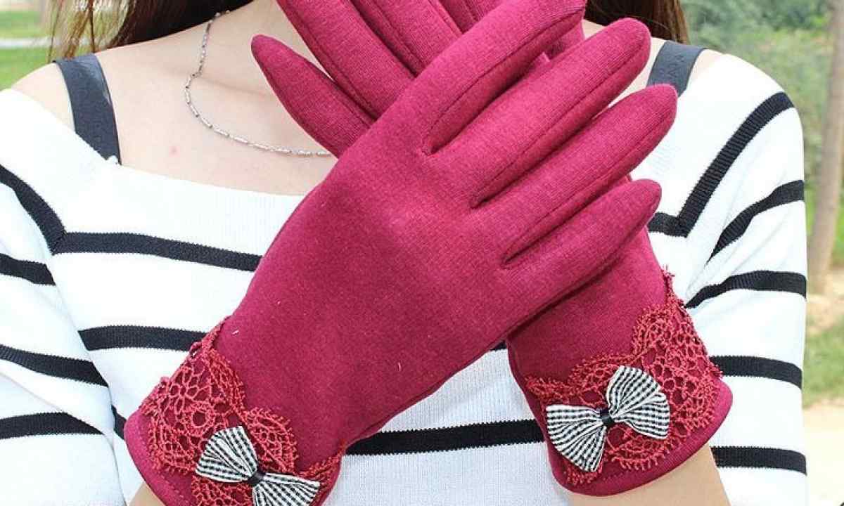 How to decorate gloves