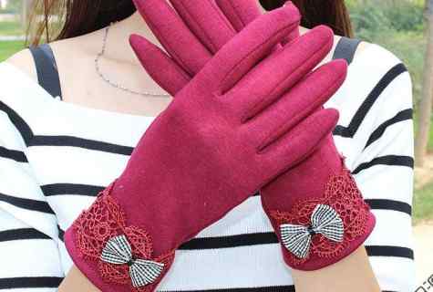 How to decorate gloves