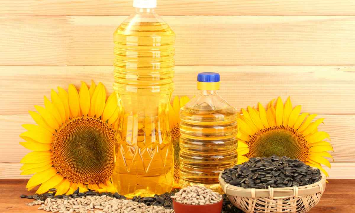 How to remove spots from sunflower oil