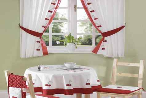 We select curtains for kitchen