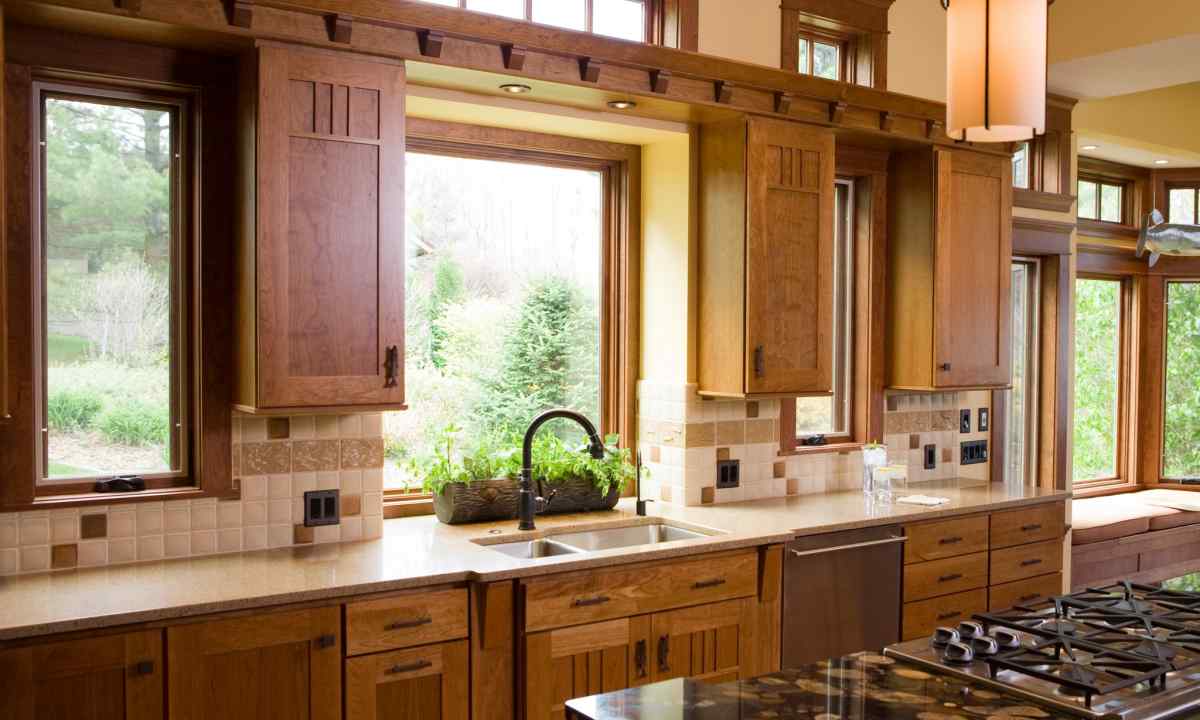 Design of window in kitchen: interesting ideas