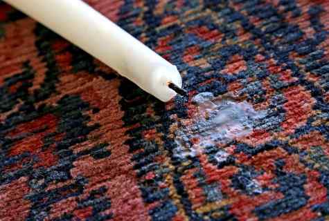 How to purify paraffin from carpet