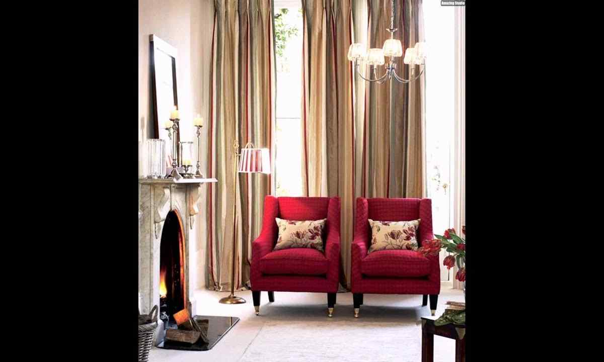 Curtains as decorative element