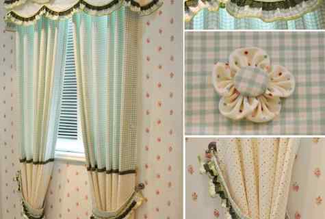 How to sew curtain with lambrequins