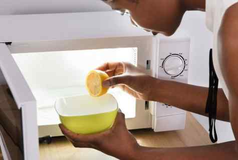 How to get rid of smell of burning in the microwave