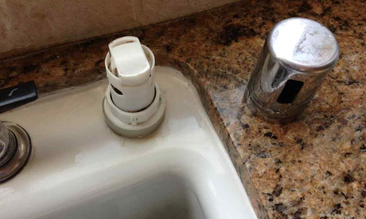 How to put the counter on water