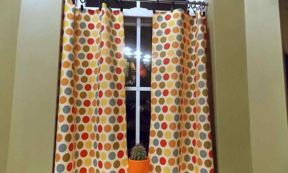 How to make curtains for kitchen