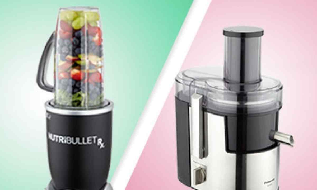 In what difference between the blender and the grinder