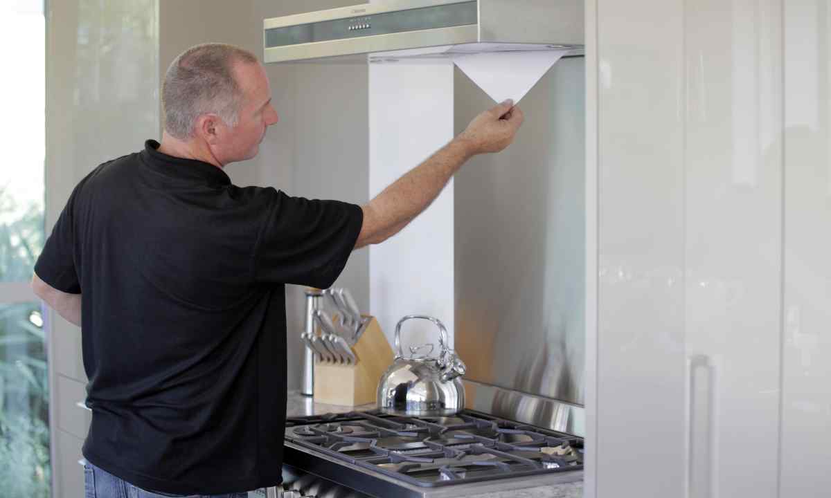 How to install the cooking panel