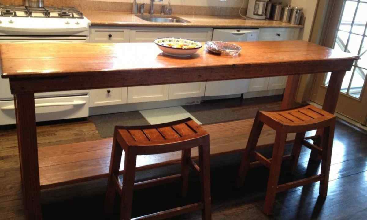 How to fix kitchen table-top