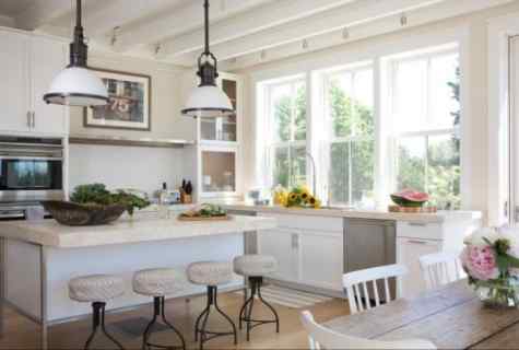 White kitchen at the dacha: pros and cons