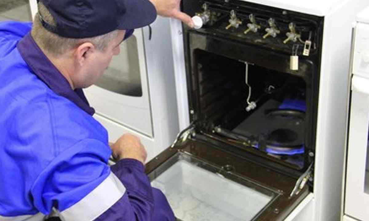 How to connect gas oven
