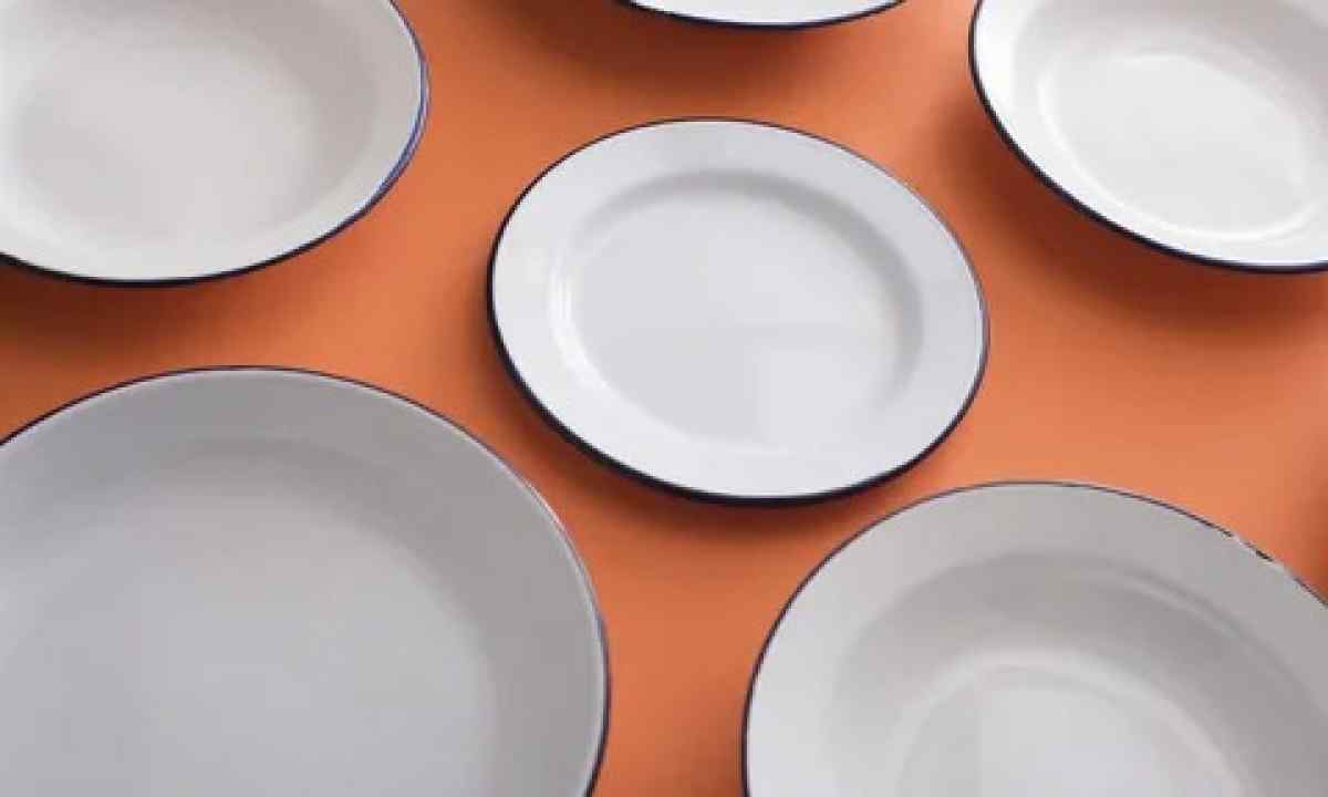 How to restore plate enamel