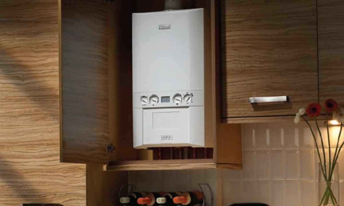 How to hide gas boiler in kitchen