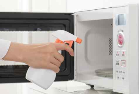 How to clean the microwave inside from fat