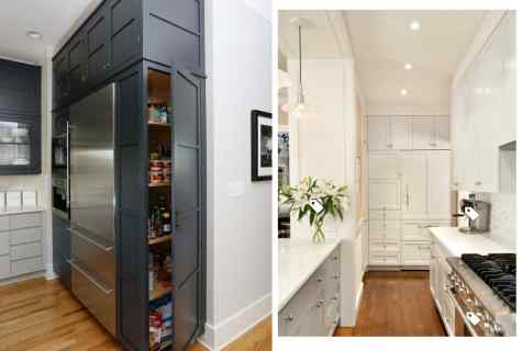 How to build in the fridge cabinet