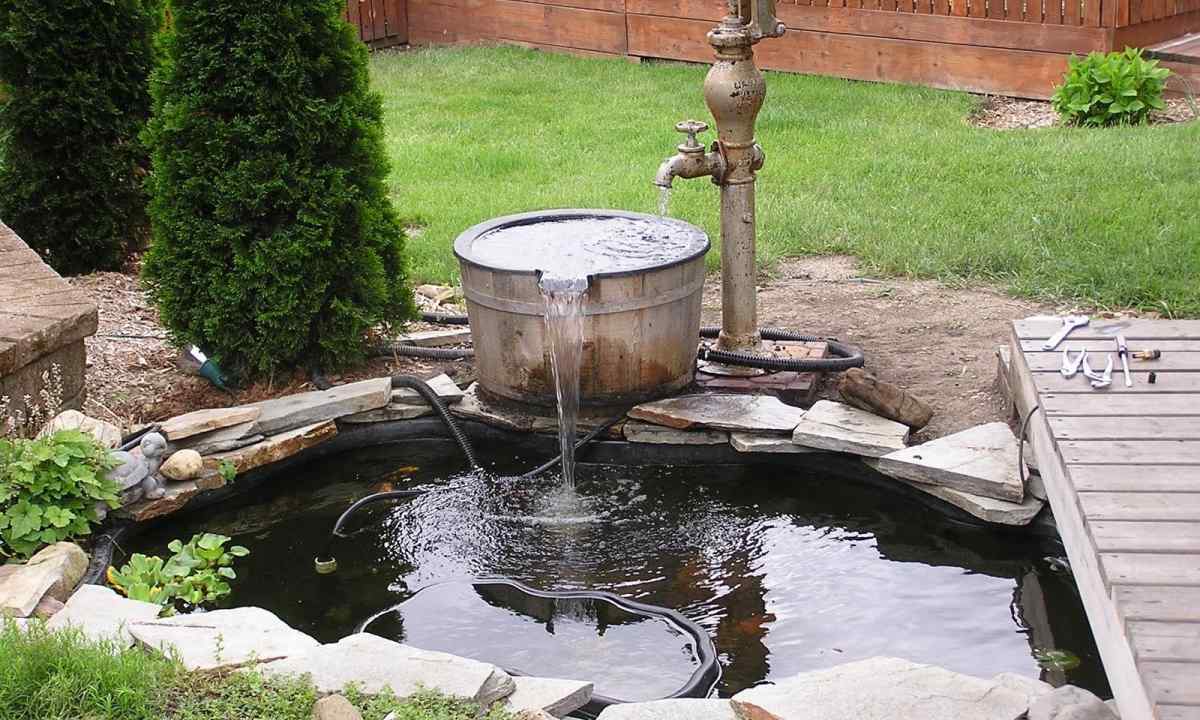 How to construct fountain on the seasonal dacha
