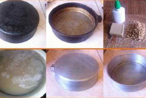 How to calcinate pig-iron frying pan
