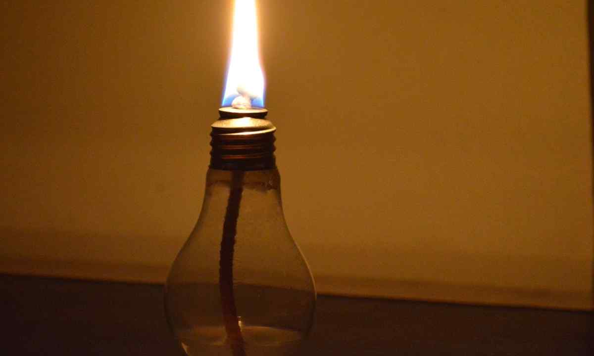 How to make oil lamp for cold smoking