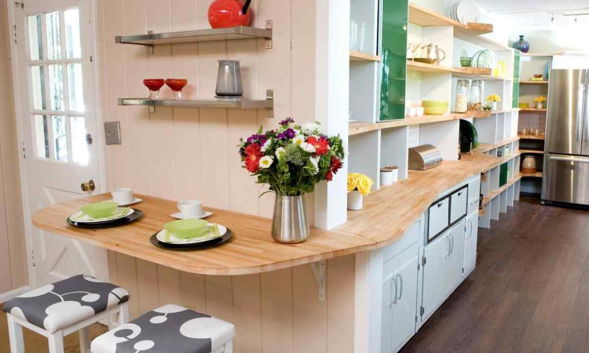 How to decorate the kitchen garden