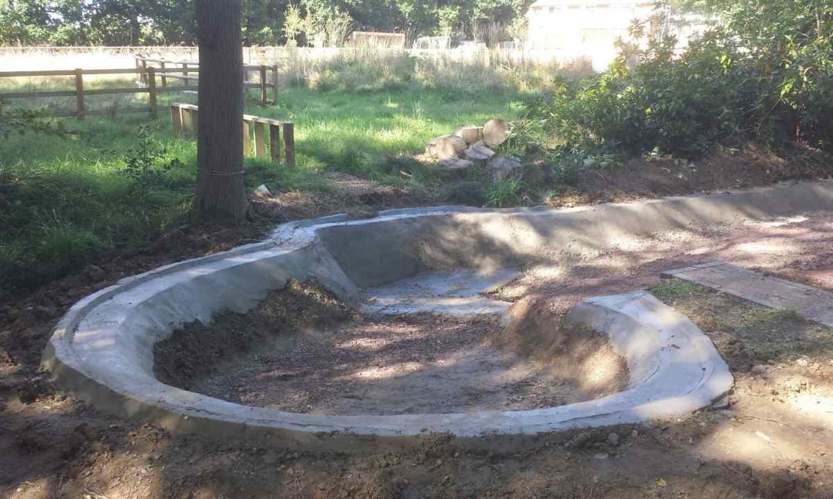 How to construct pond at the dacha