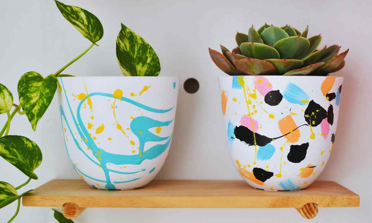 How to make flowerpots with own hands