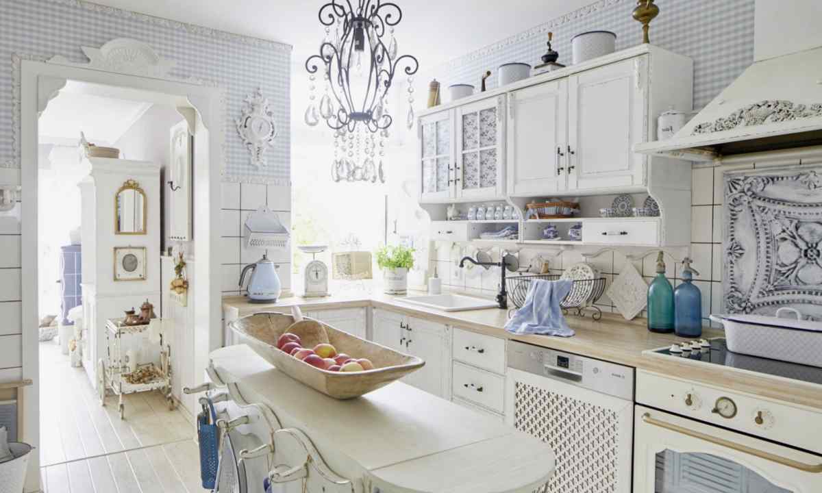 Registration of kitchen in style Provence