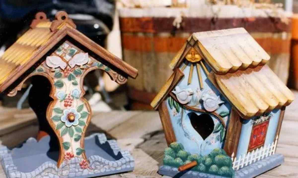 How to make the birdhouse with own hands