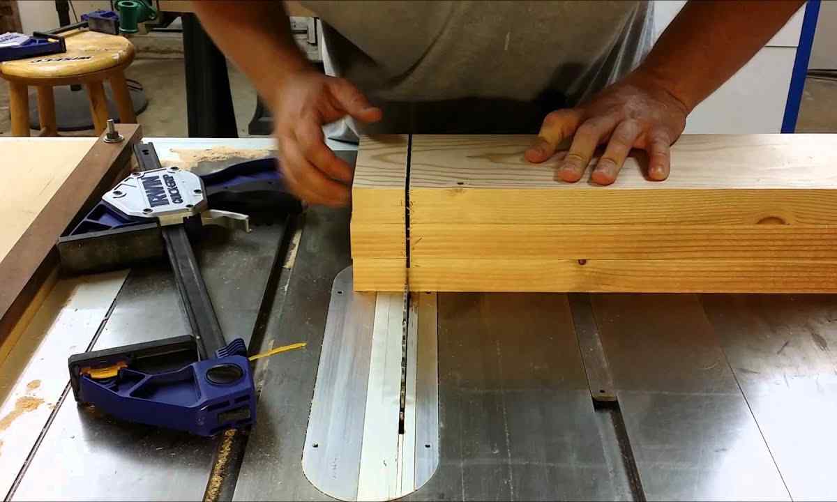 How to cut off pine