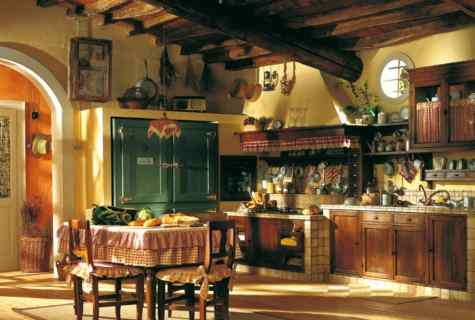 Kitchen in style of country - heat and cosiness of the rural house