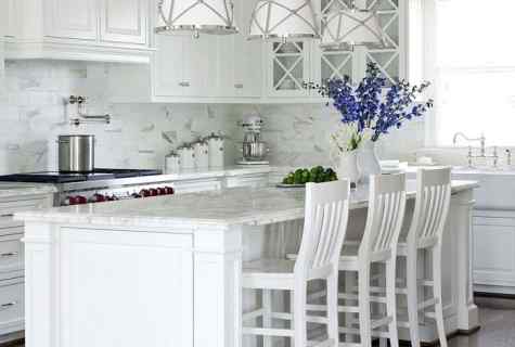 Kitchen of white color