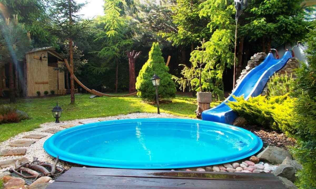 How to make the pool on the site