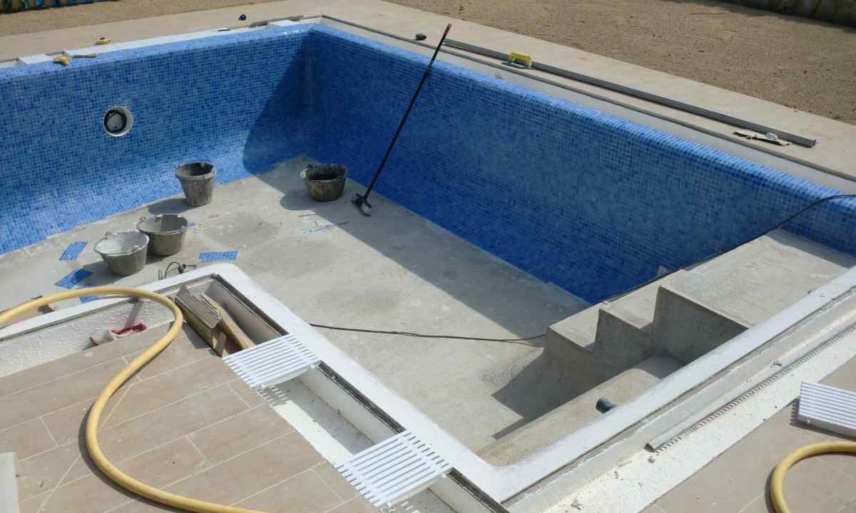 Construction of the pool