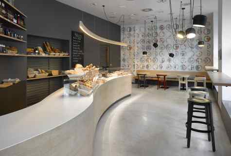 Interior design of modern cafes