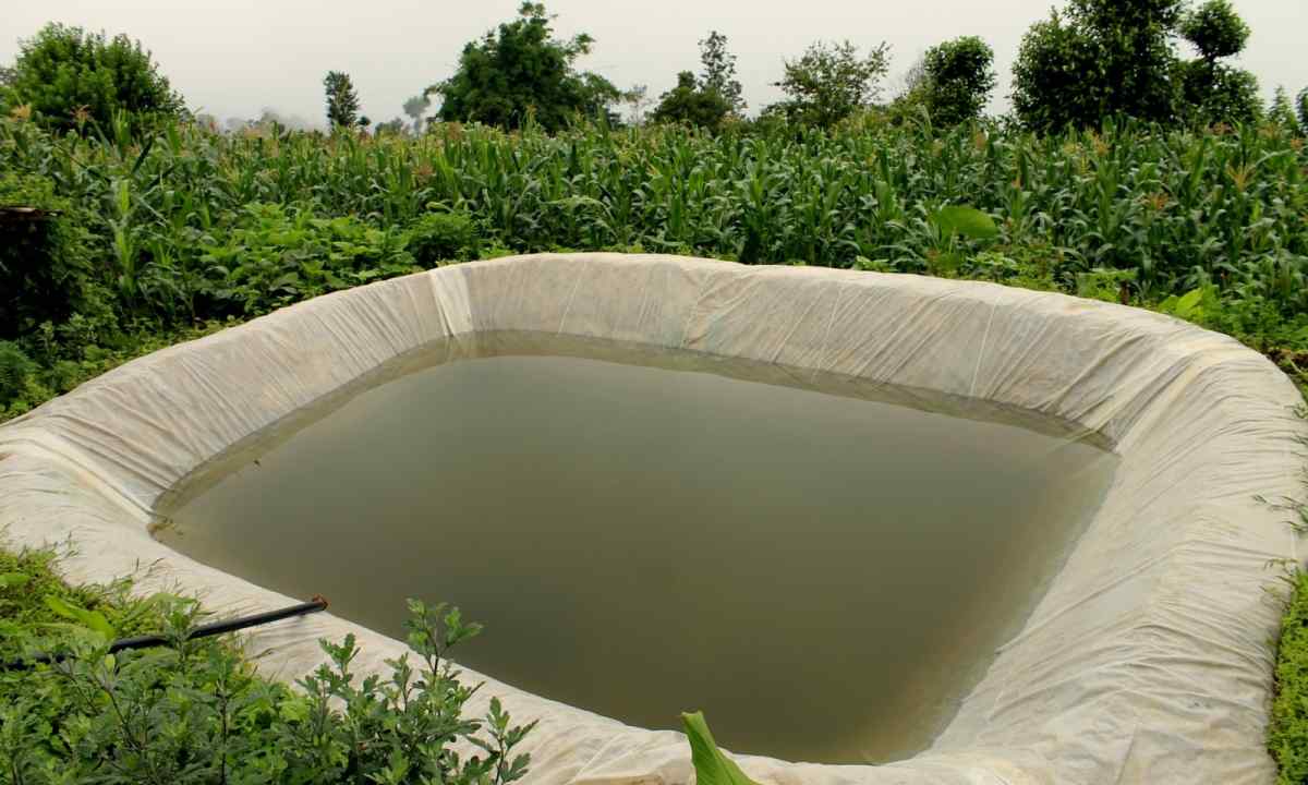 How to dam pond