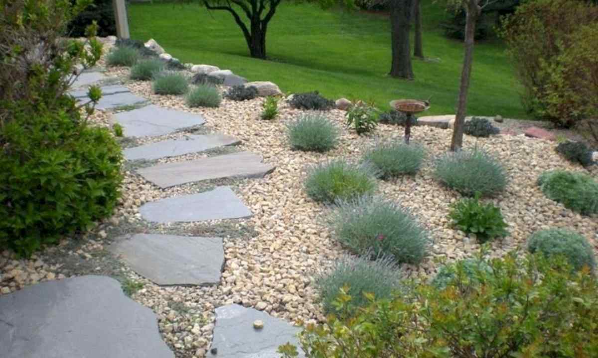 Decorative garden paths
