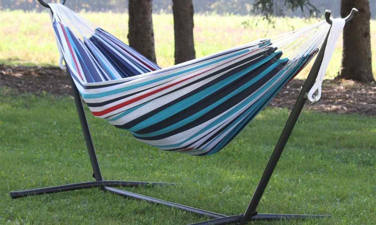 How to make hammock with own hands