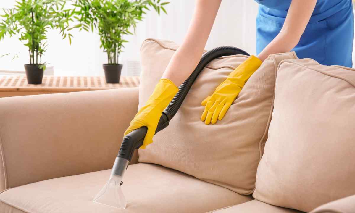 How to clean light sofas