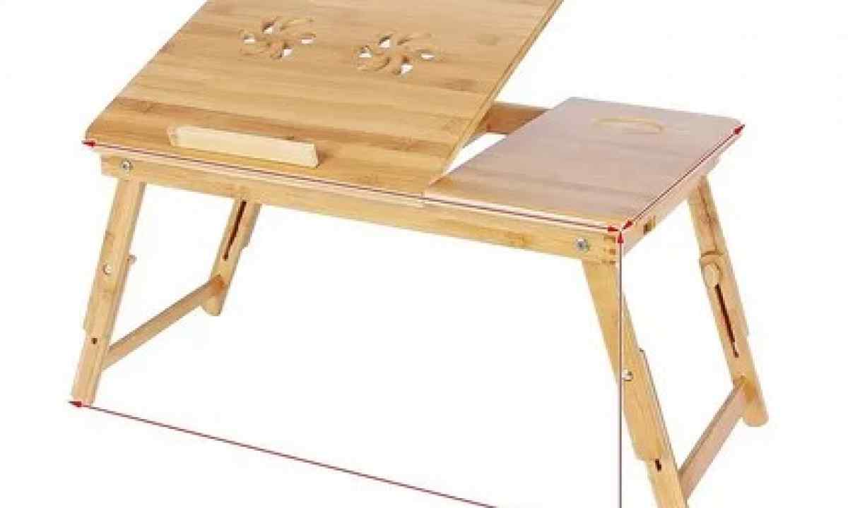 How to make table for the notebook with own hands