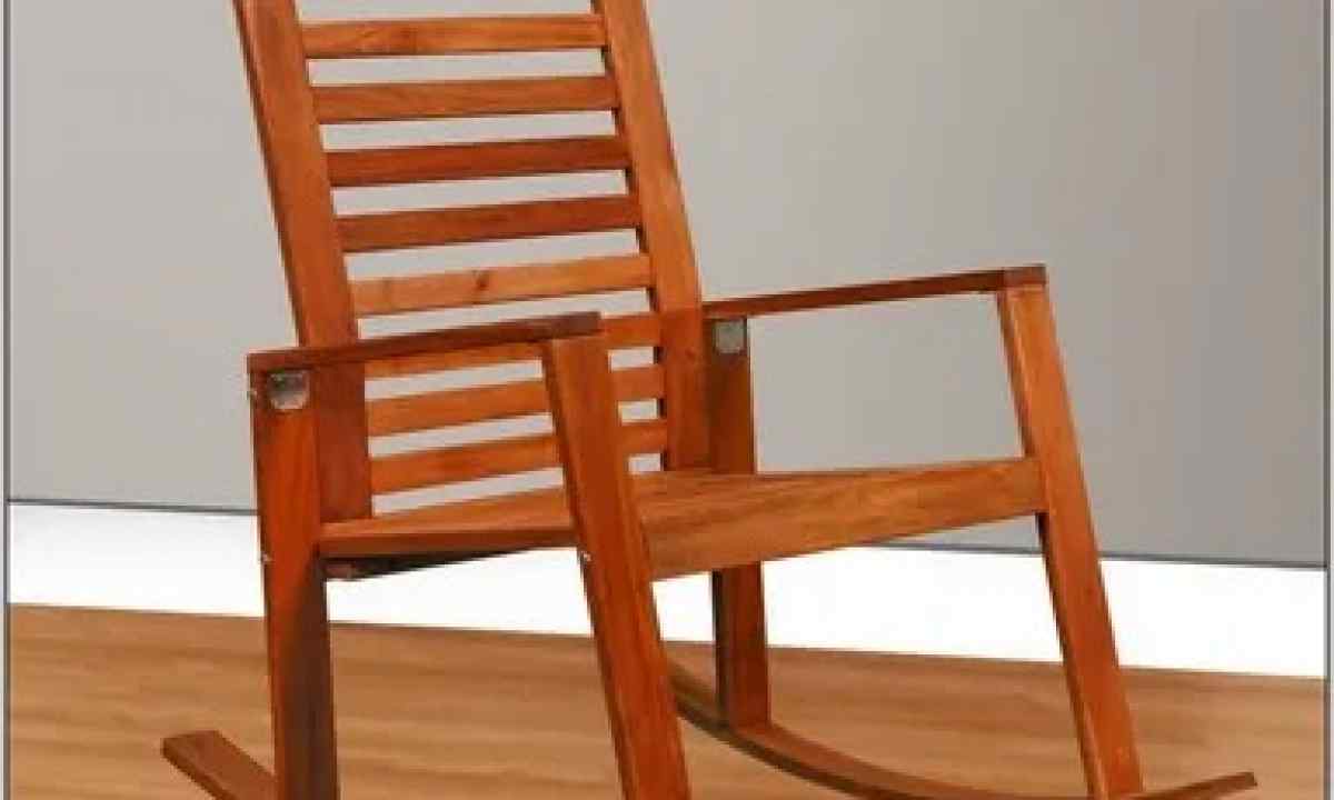 How to make with own hands rocking-chair