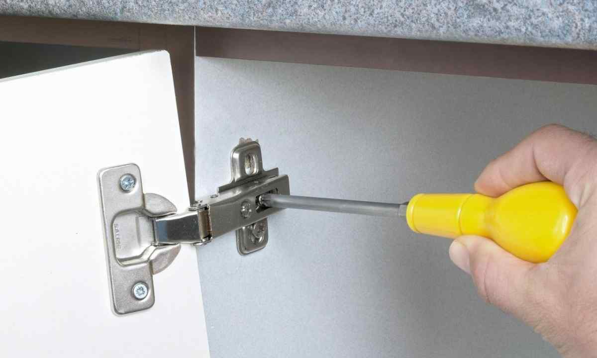How to adjust cabinet doors