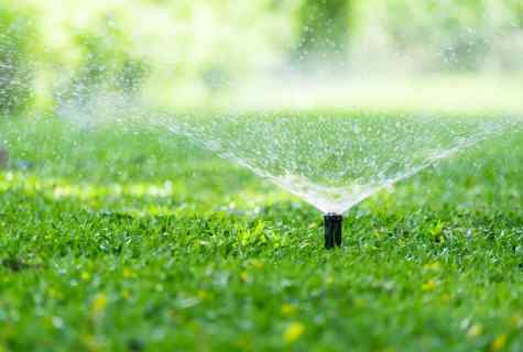 How to water lawn