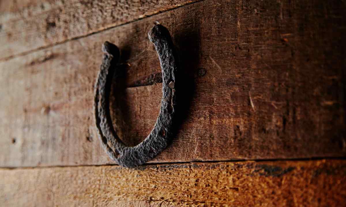 How to hang up horseshoe