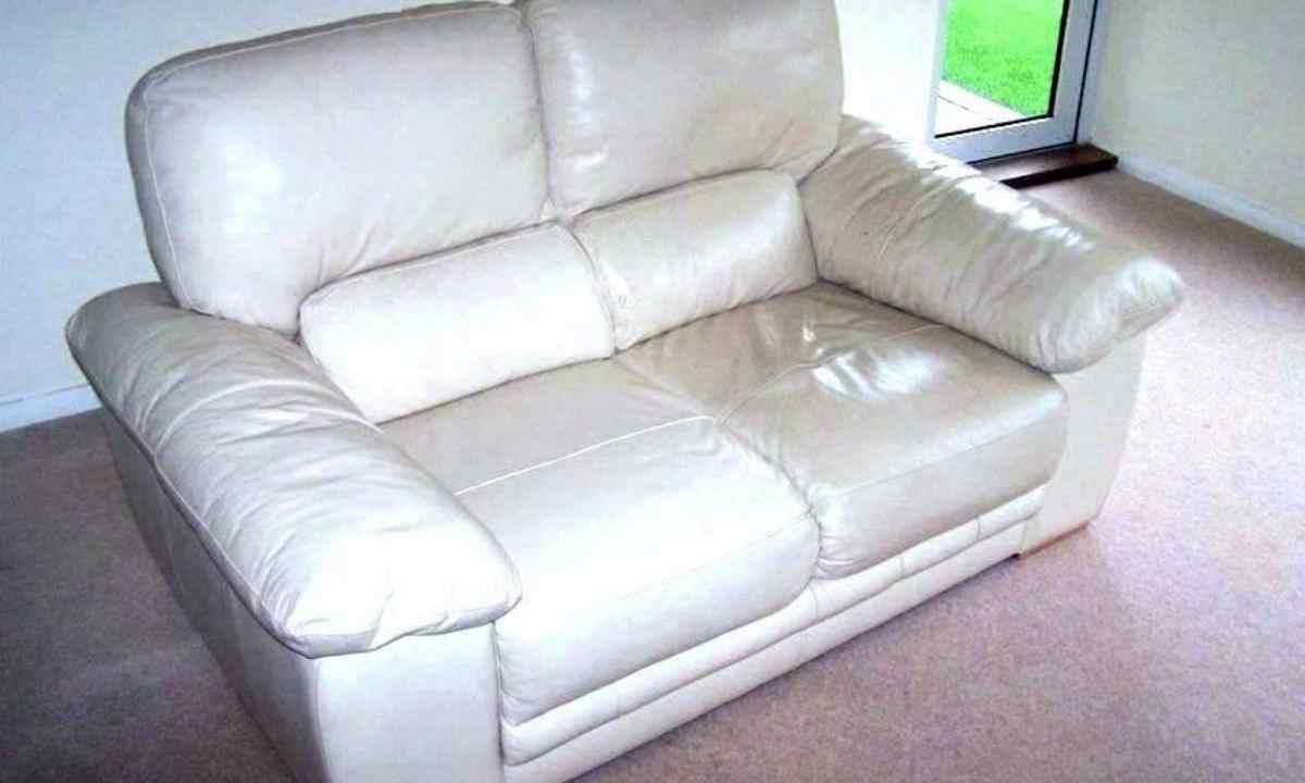 How to clean leather sofa