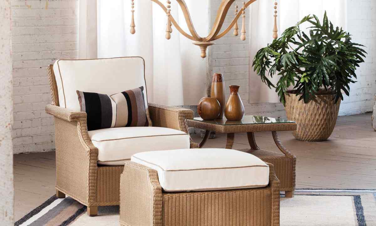 How to choose wicker furniture