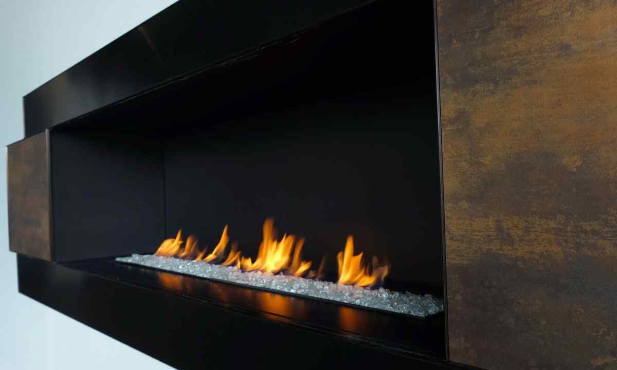 How to construct angular fireplace