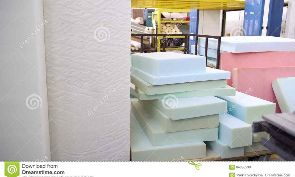 Furniture foam rubber - in what its feature